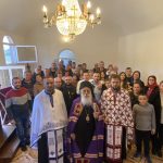 Архиерејска Вечерна Богослужба во храмот „Успение на Пресвета Богородица“, во село Обедник