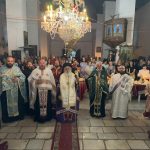 Празнична Вечерна богослужба во храмот „Успение на Пресвета Богородица“, во Трново