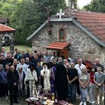 Воскресна Вечерна богослужба во манастирот „Свети Петар и Павле“, во село Црнеец